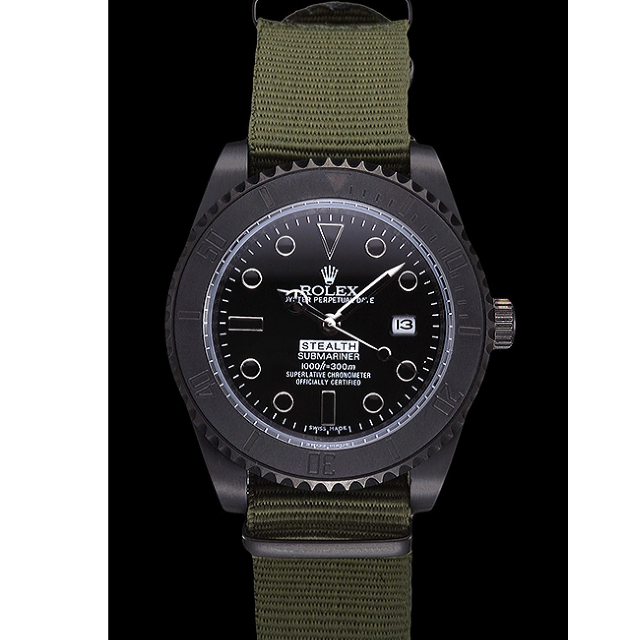 Aaa replica watch Olive Stealth Submariner 621995 Rolex 0517